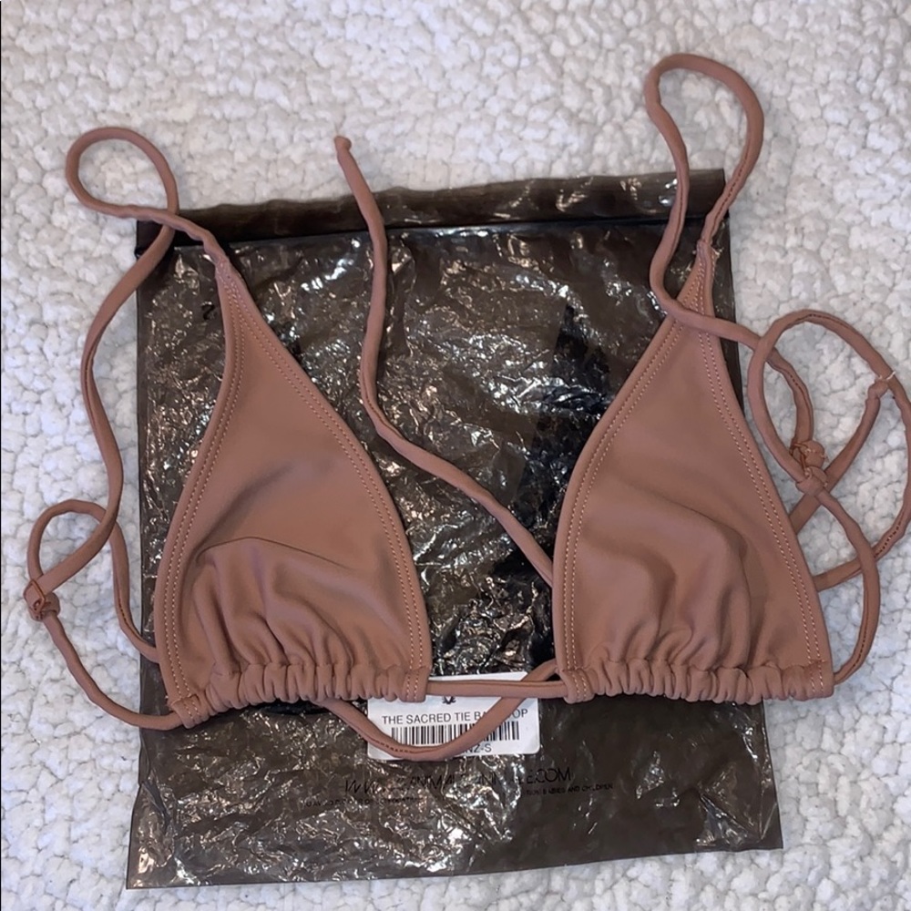 Minimale Animale Beyond Bronze Sacred Tie Back Top